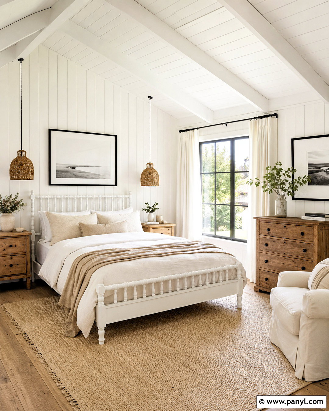 White Modern Cottage Bedroom - 20 modern cottage bedroom ideas