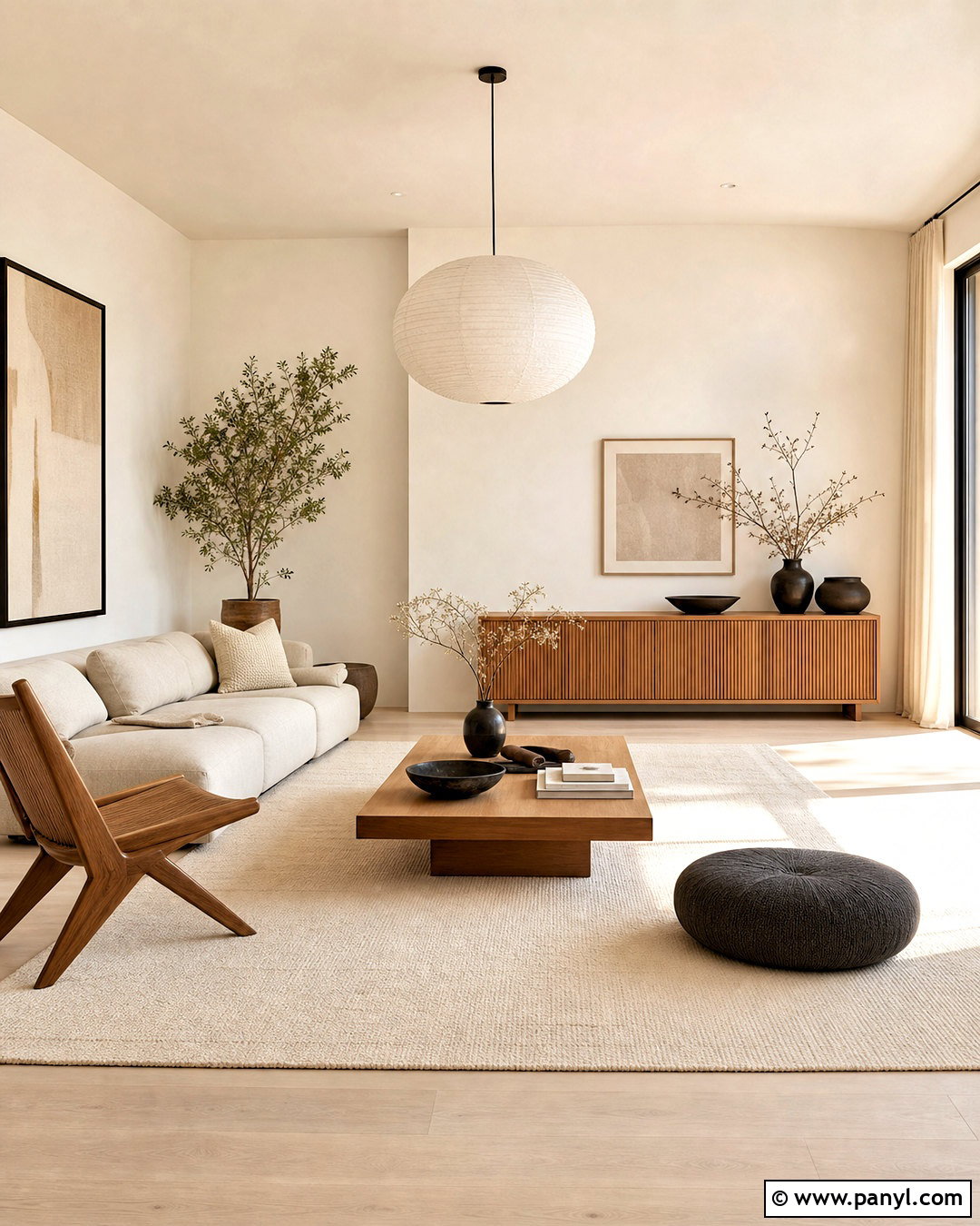 White Modern Japandi Interior - 20 white modern interior ideas