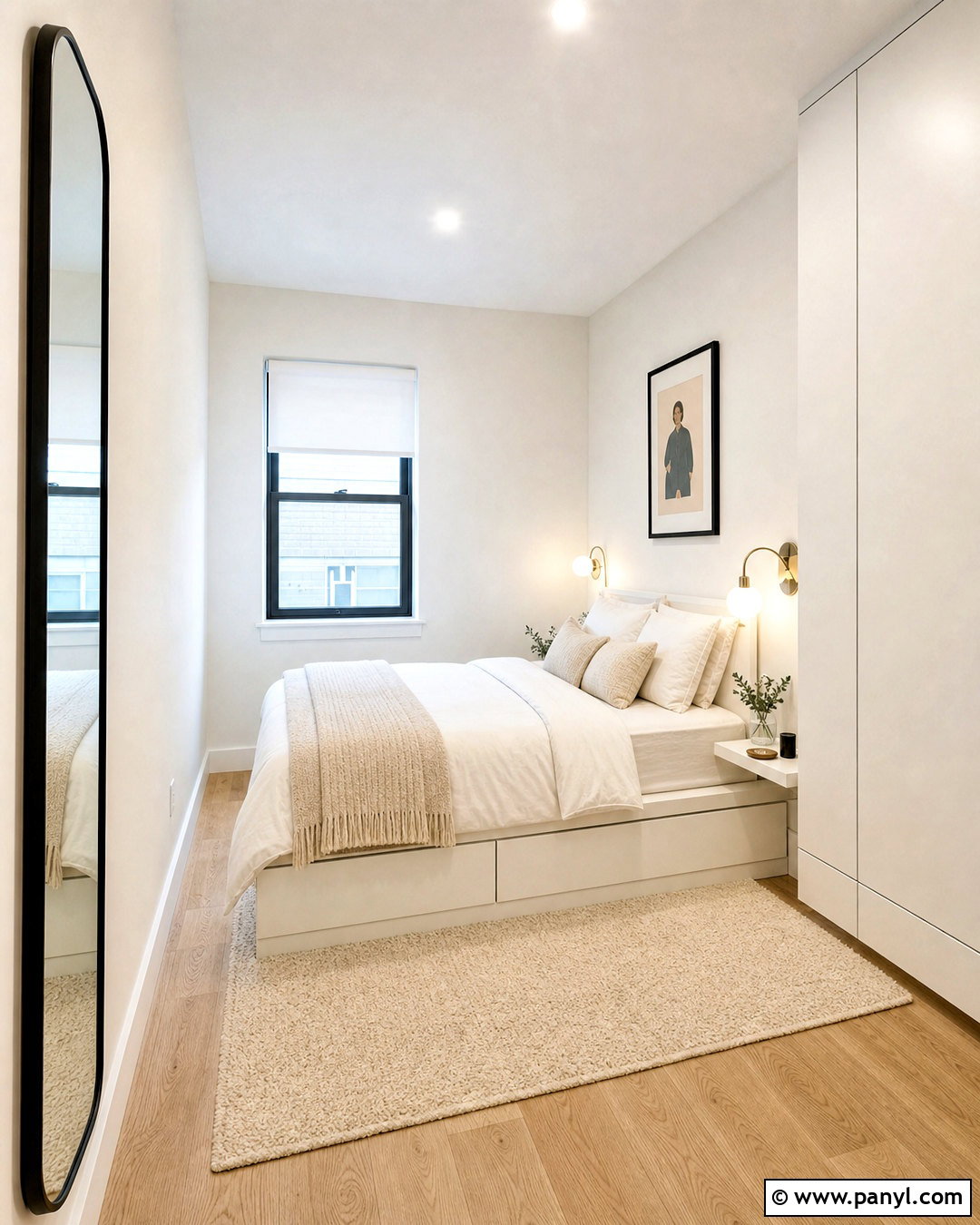 White Modern Small Bedroom - 20 white modern interior ideas