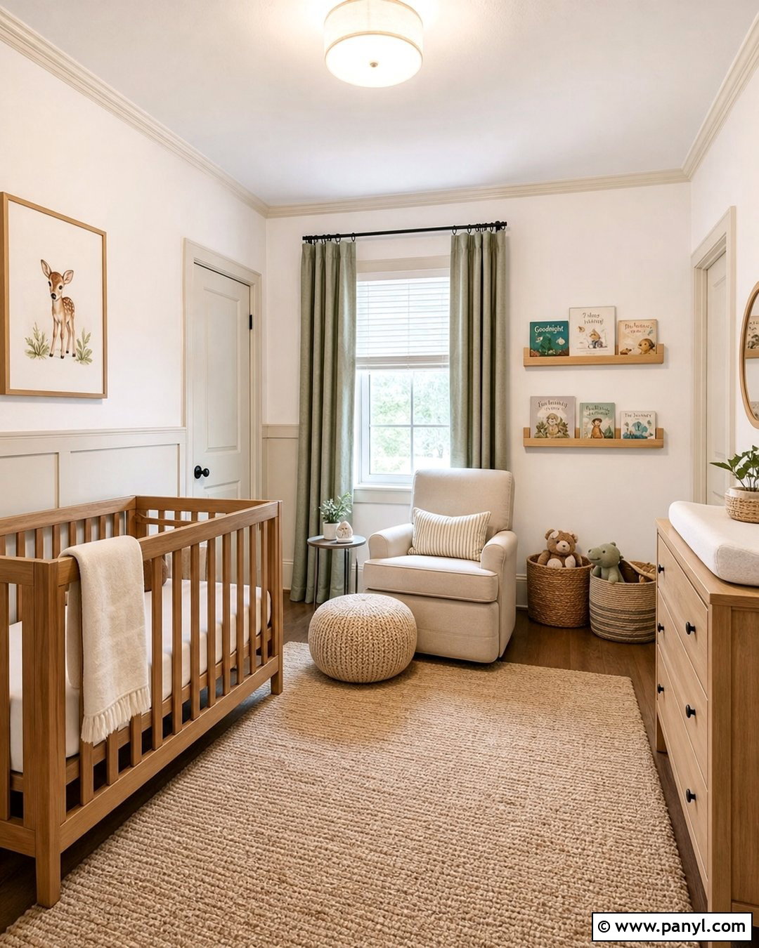 White Nursery With Cream Trim - 30 white walls with cream trim ideas