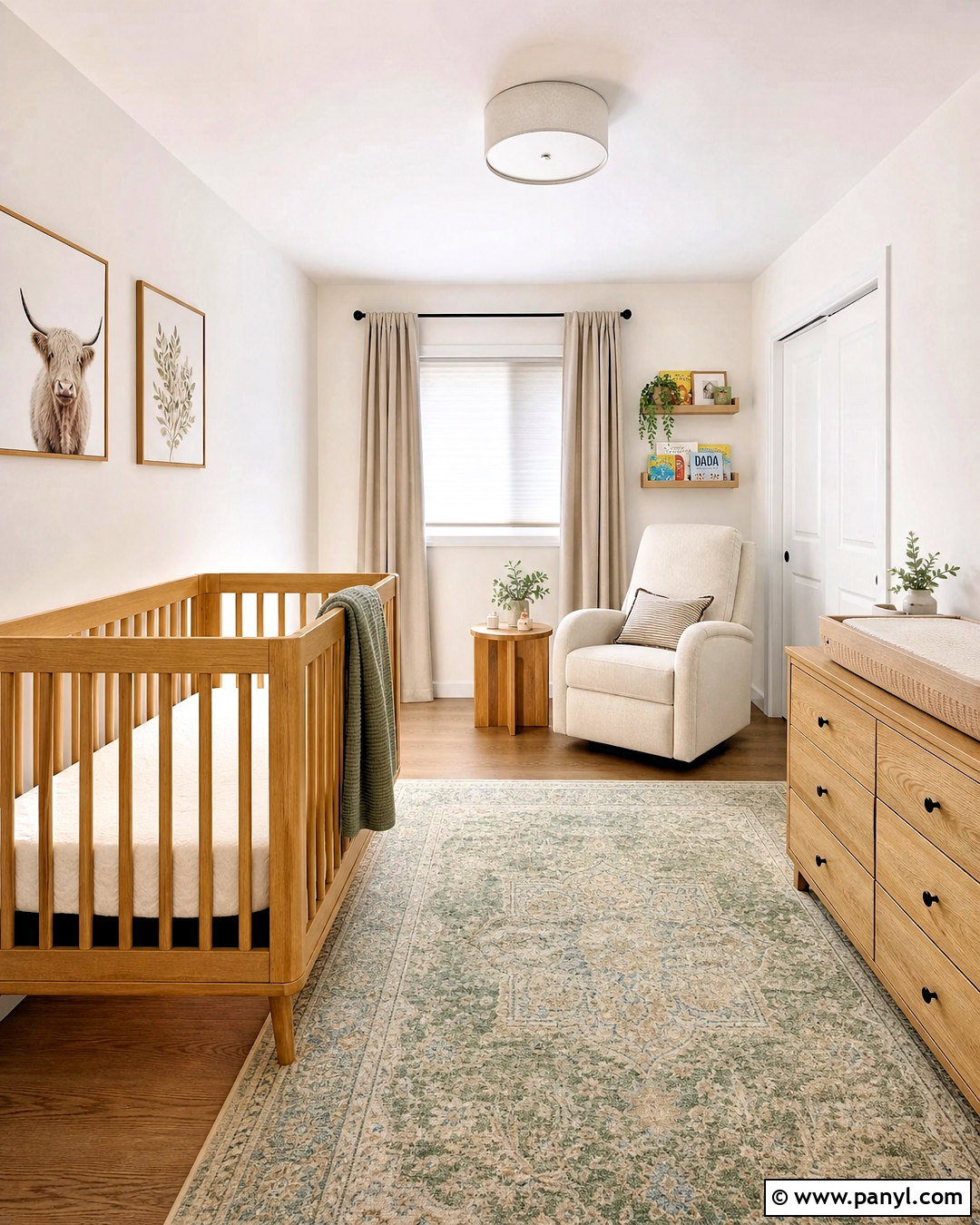 White Nursery With White Trim - 20 white paint with white trim ideas