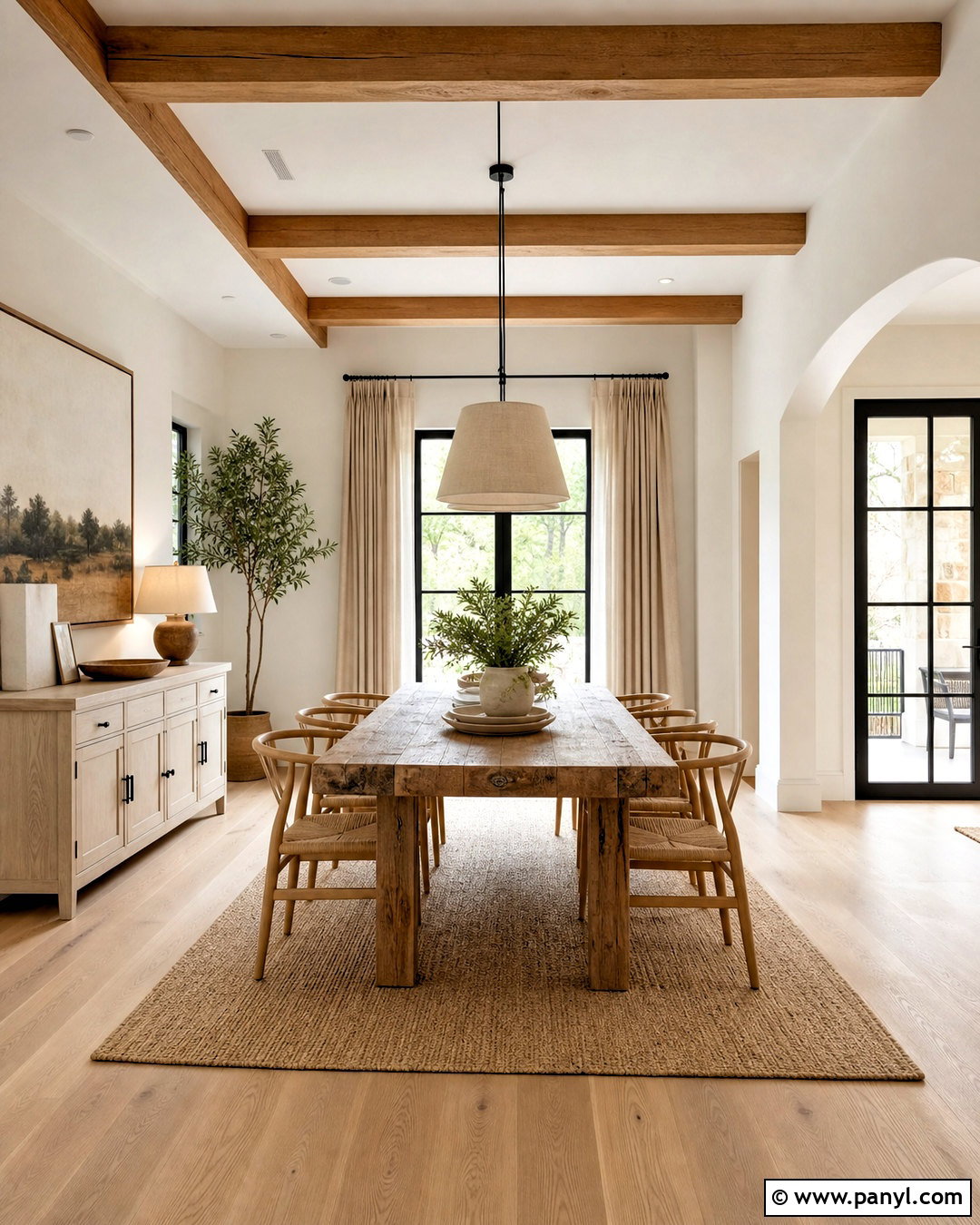 White Oak And Reclaimed Wood Dining Room - 20 wood tones that go together ideas