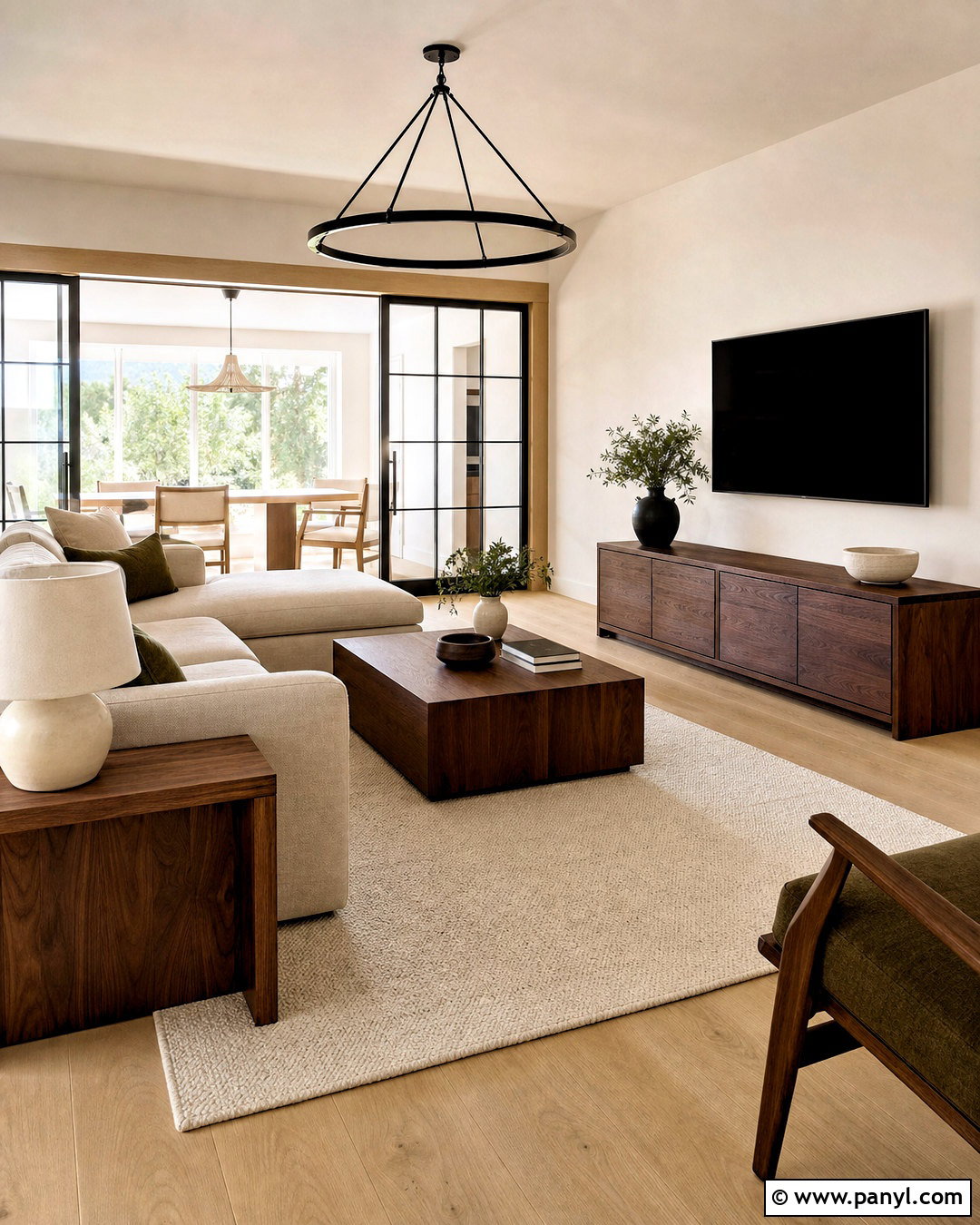 White Oak And Walnut Wood Combination - 20 wood color combination ideas