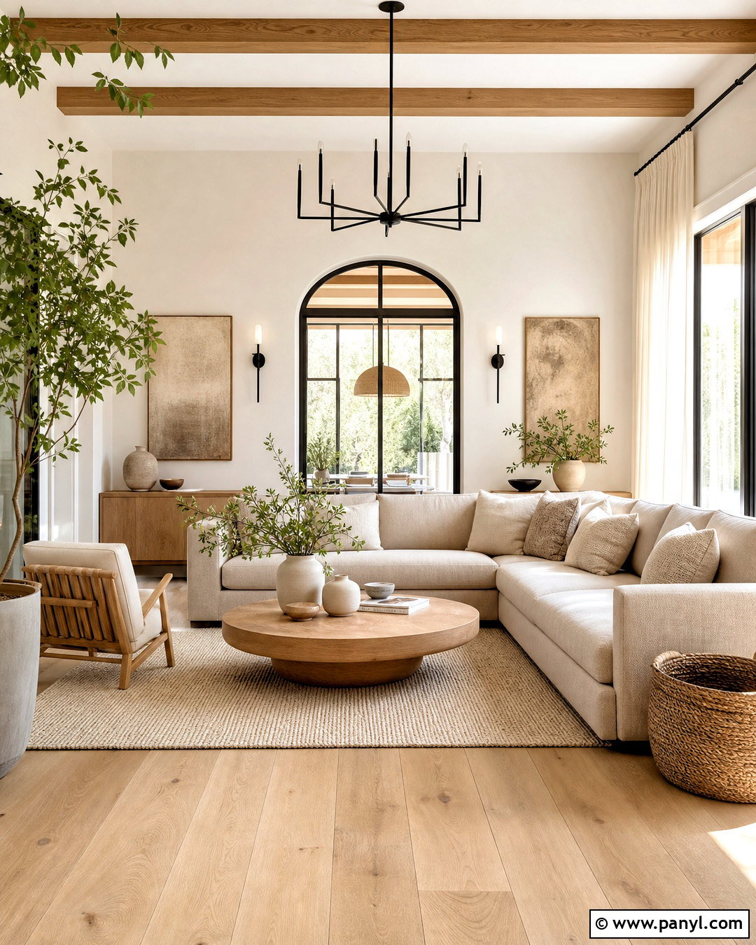 White Oak And Warm White Palette - 20 wooden color palette ideas