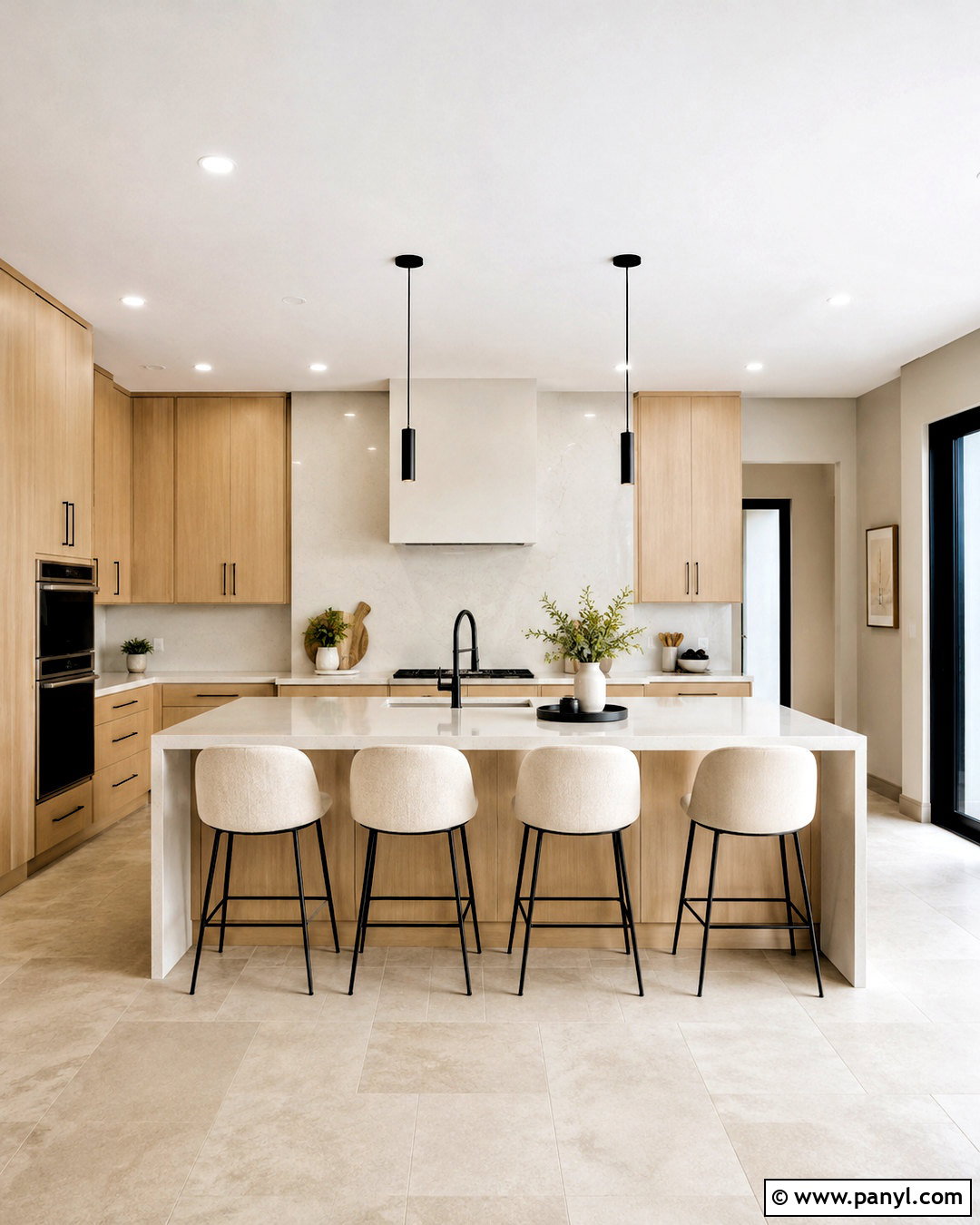 White Oak Cabinets With Agreeable Gray Walls - 20 cabinet color with agreeable gray walls