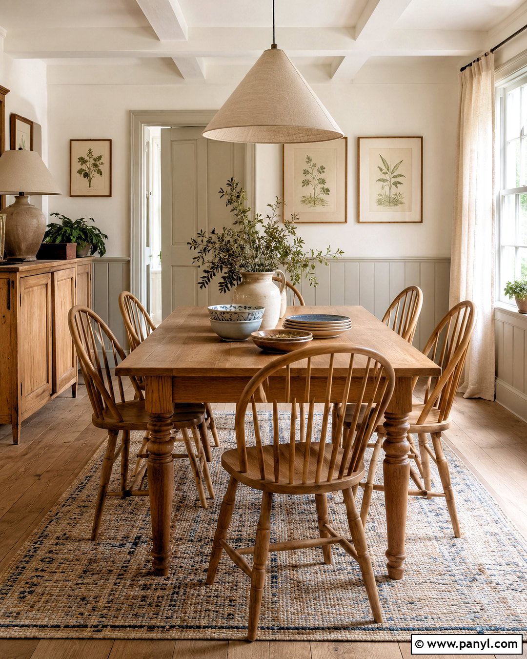 White Oak Cottage Dining Room - 20 modern cottage interior ideas