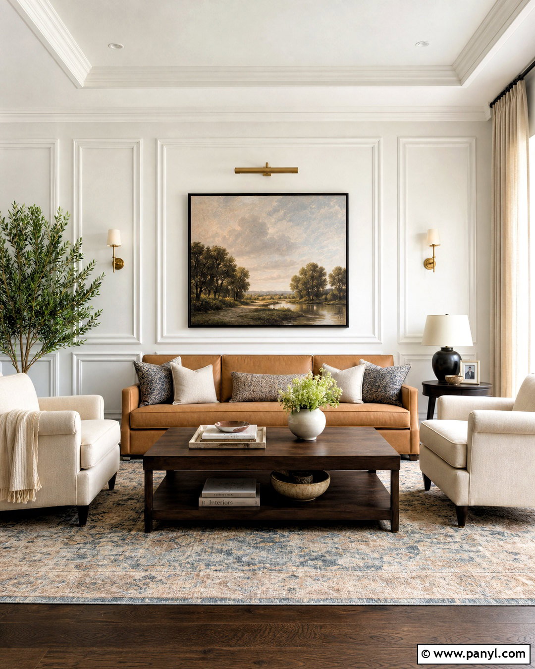 White Paneled Room With White Trim - 20 white paint with white trim ideas