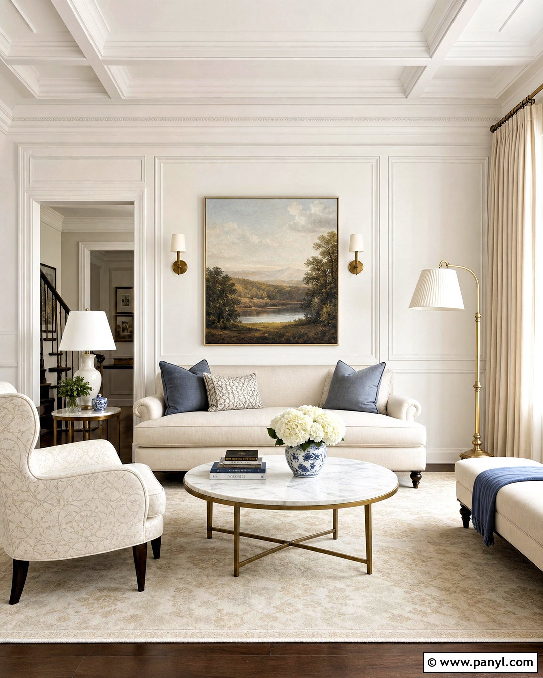 White Room Background With Wall Molding - 20 white room background ideas