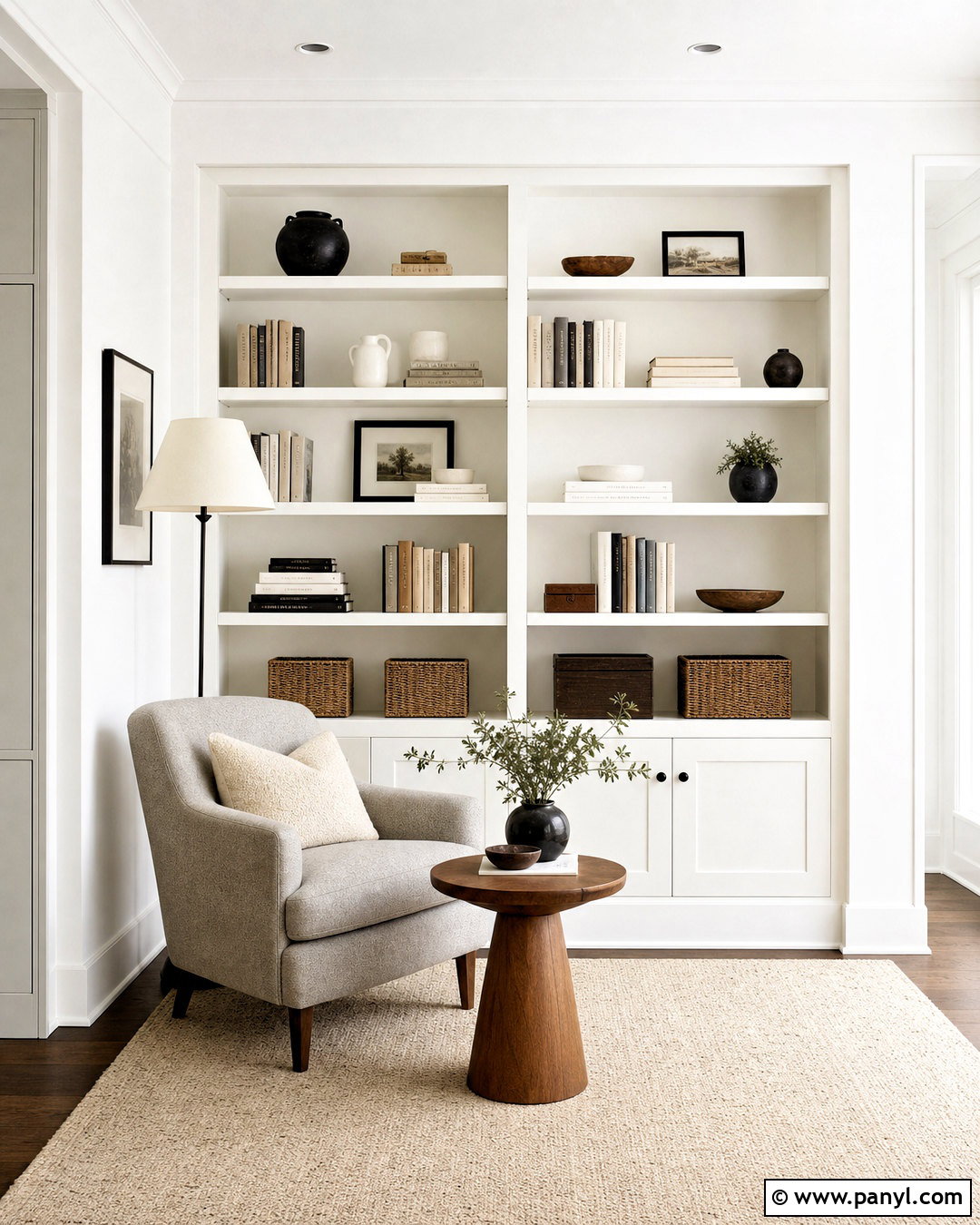 White Room Background With a Bookshelf - 20 white room background ideas