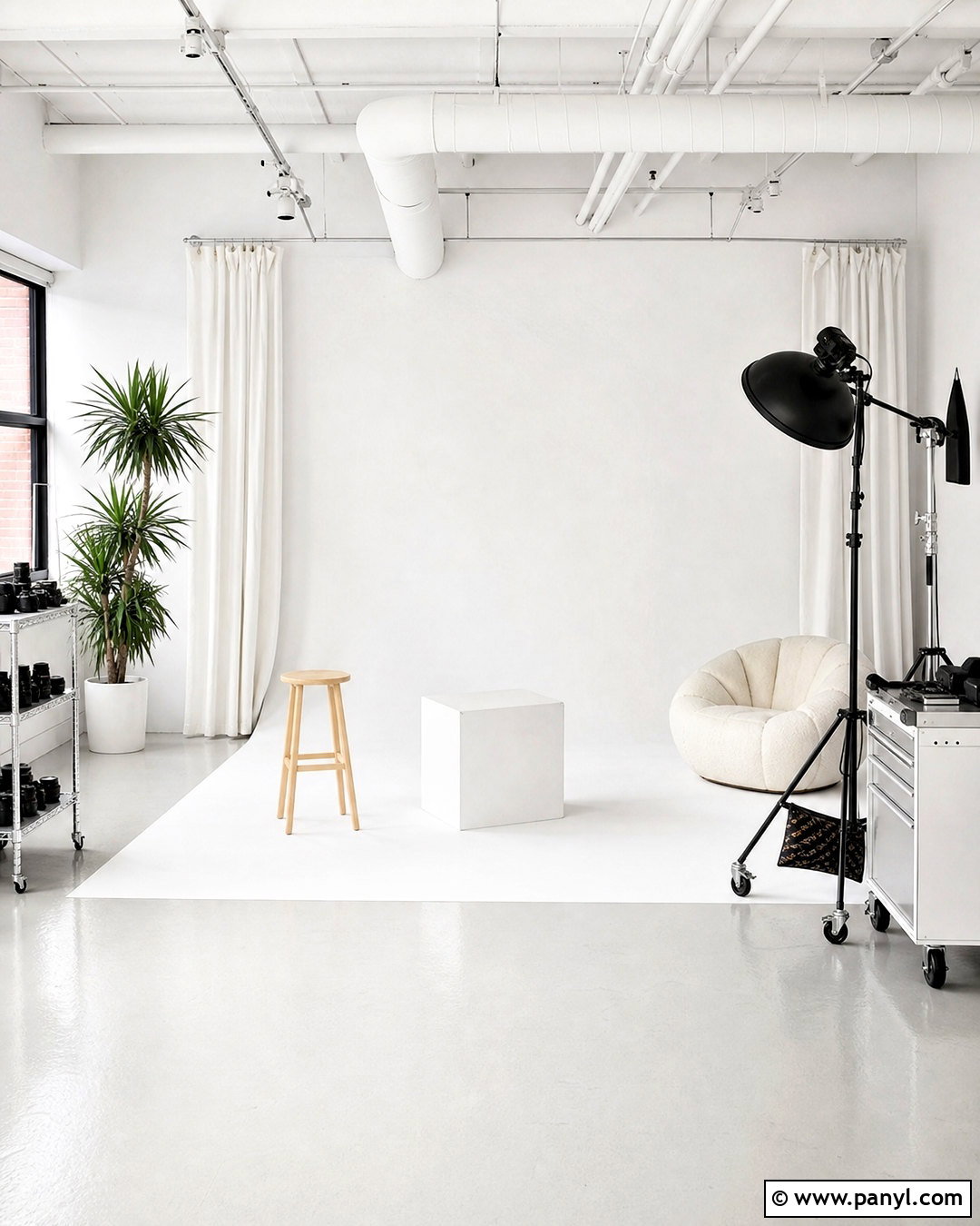 White Room Background With a Photo Studio Setup - 20 white room background ideas