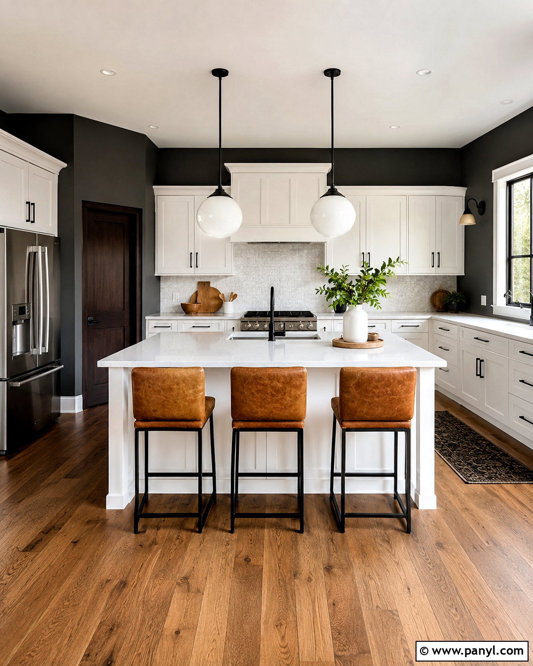 White Shaker Cabinets With Dark Gray Walls - 20 White Shaker Cabinets With Gray Walls