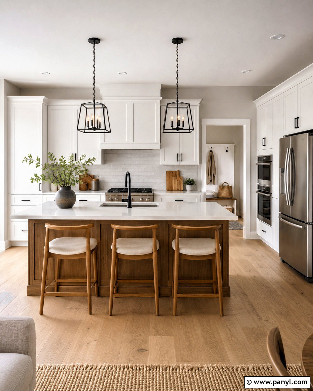 White Shaker Cabinets With Gray Walls And Black Hardware - 20 White Shaker Cabinets With Gray Walls