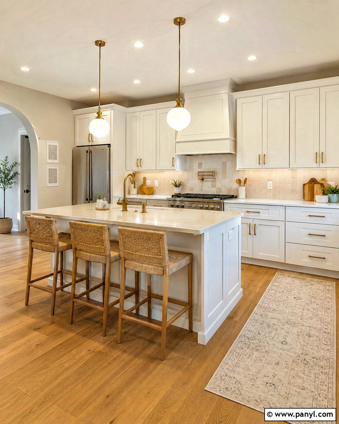 White Shaker Cabinets With Gray Walls And Oak Floors - 20 White Shaker Cabinets With Gray Walls