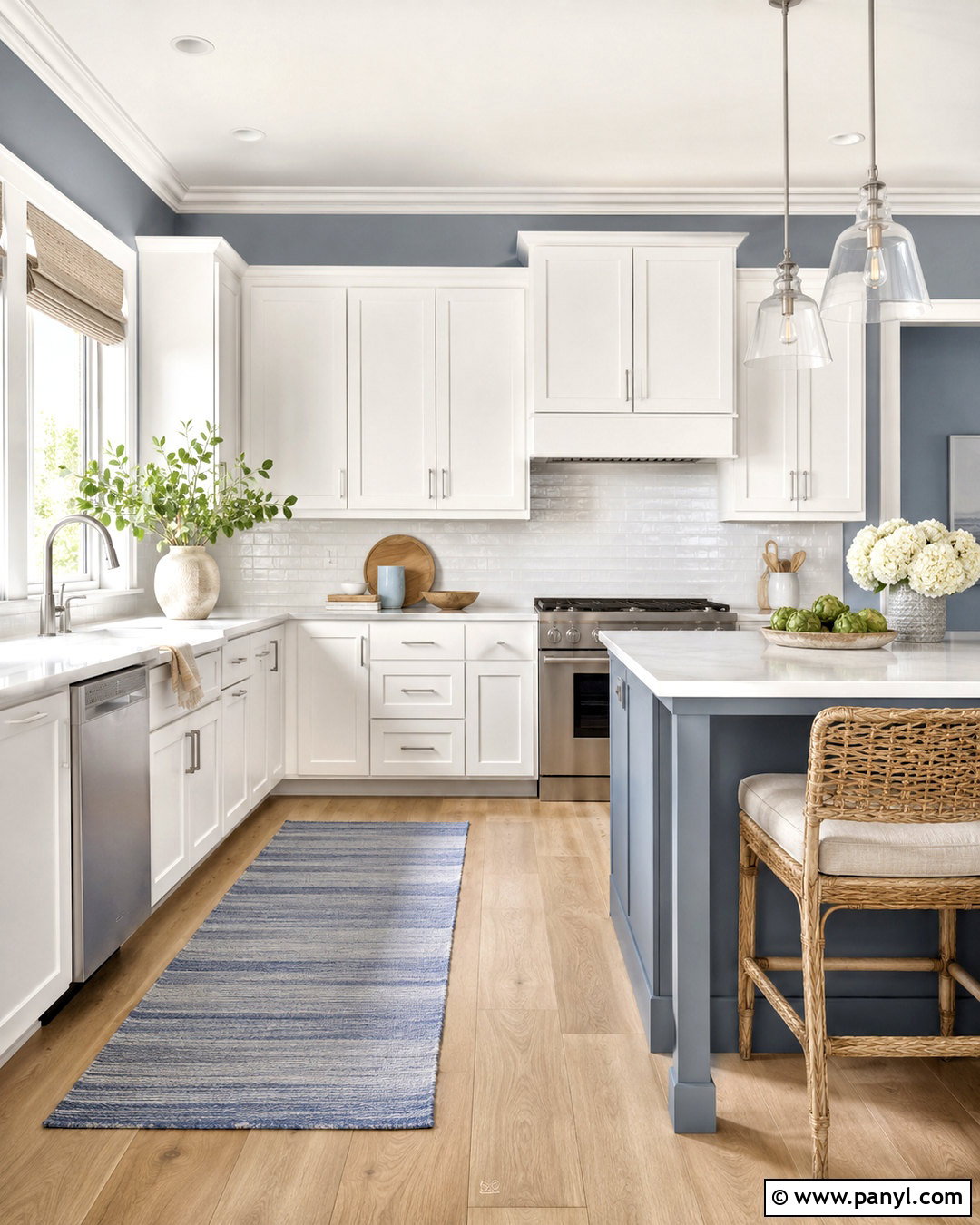 20 White Shaker Cabinets With Gray Walls for Calm Kitchen Style