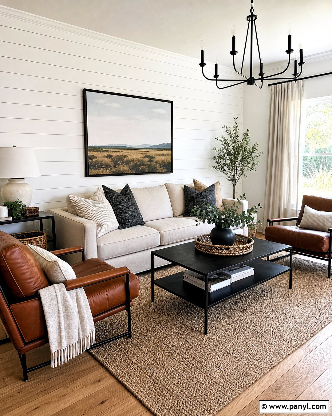 White Shiplap Accent Wall - 20 white accent wall ideas