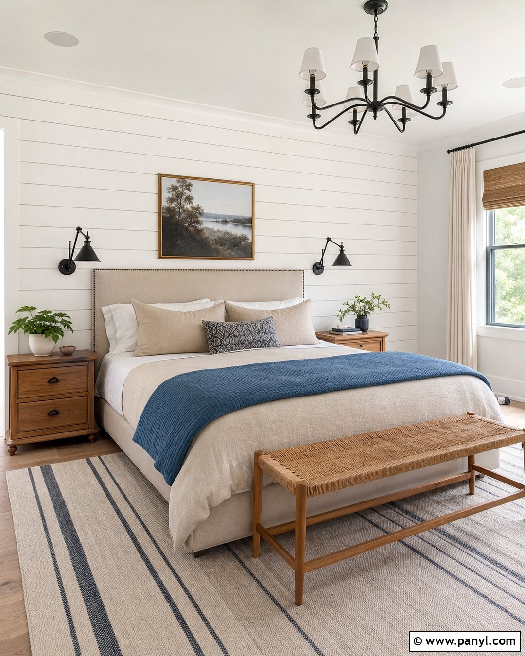 White Shiplap Bedroom Walls - 25 White Wall Paint Ideas
