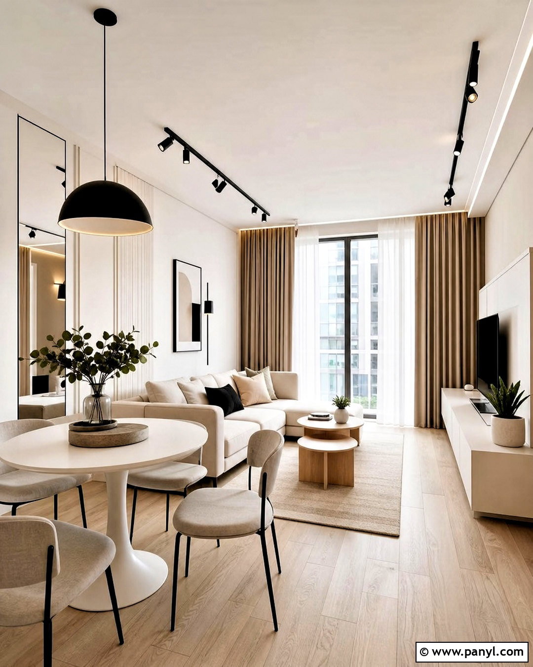 White Small Apartment Interior - 20 white home interiors