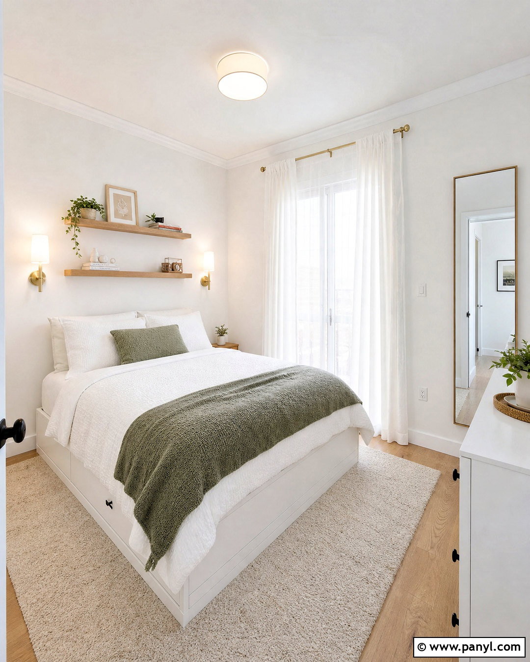 White Small Bedroom - 20 white interior design ideas