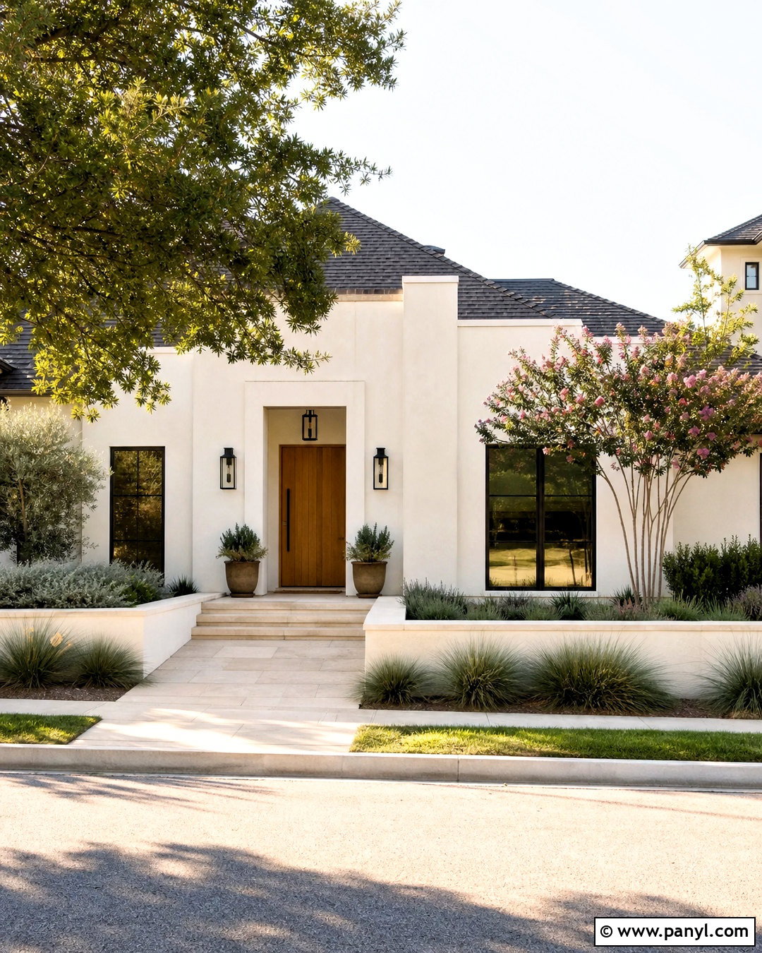 White Stucco Exterior Wall - 20 stucco walls