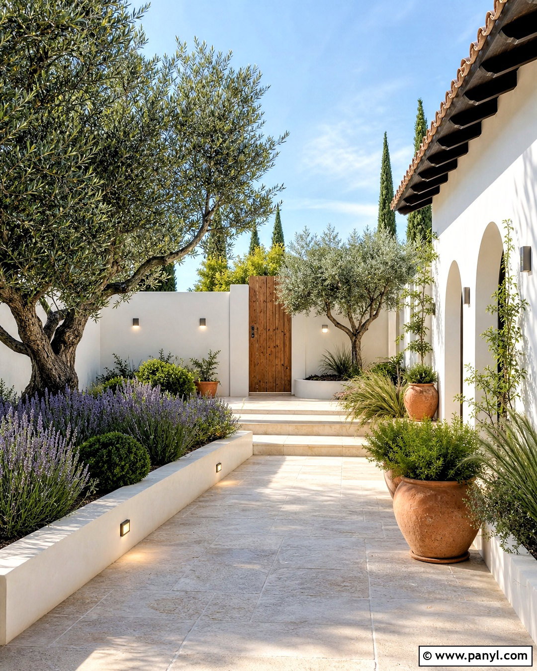 White Stucco Fence Wall - 20 fence wall design ideas