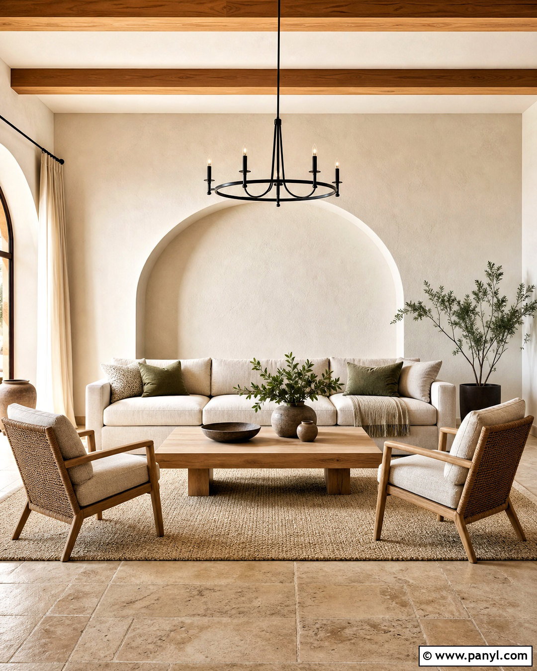 White Stucco Living Room Wall - 20 stucco walls