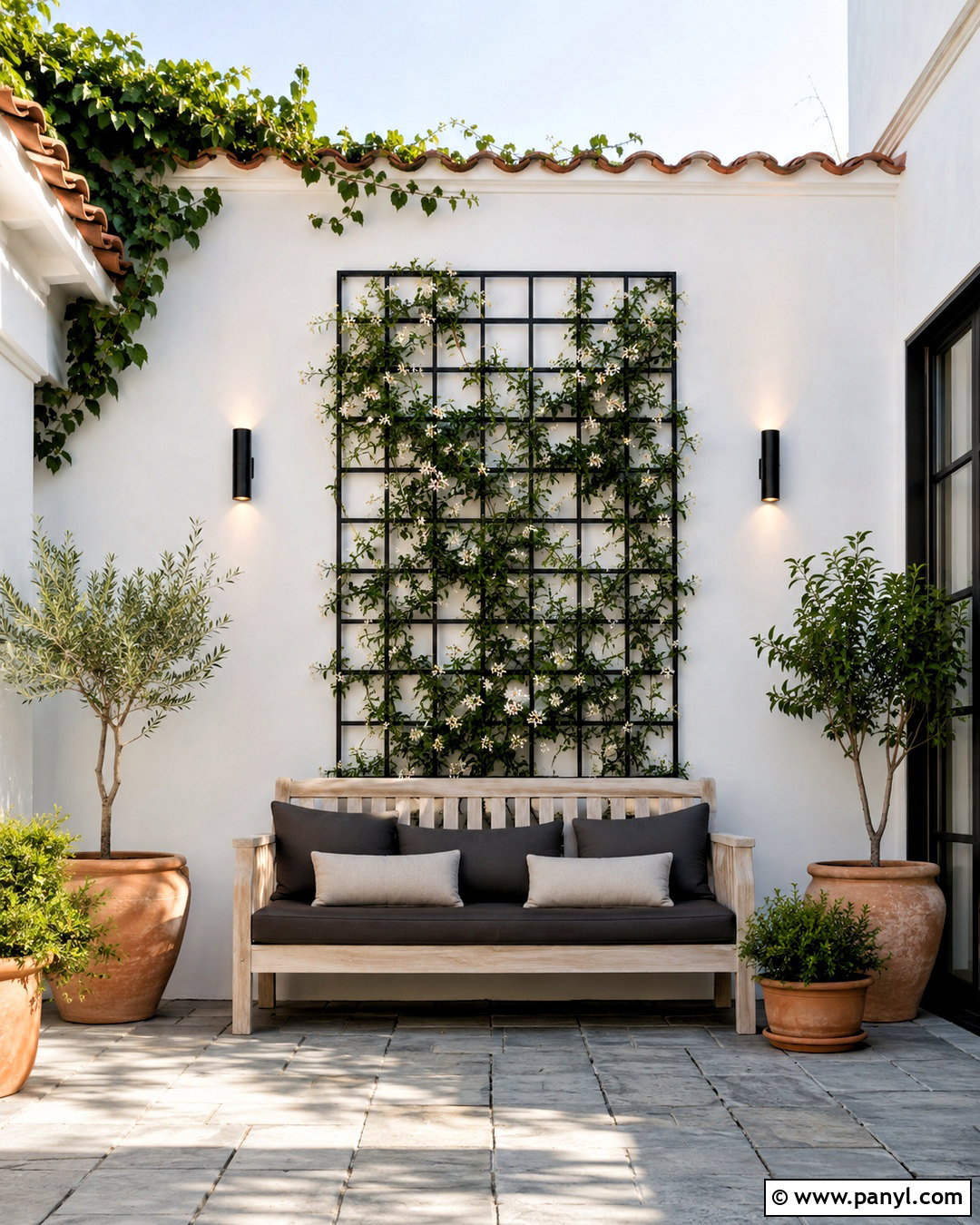 White Stucco Outside Wall - 20 outside wall ideas