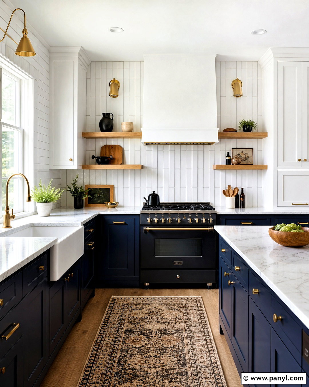 White Subway Tile Kitchen Feature Wall - 20 kitchen feature wall ideas