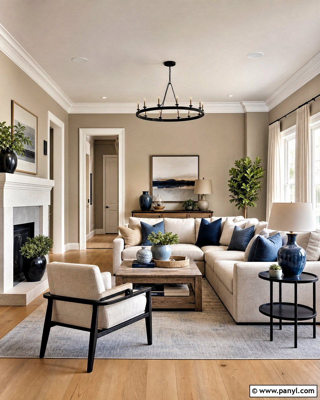 White Trim With Greige Walls - 20 house trim ideas interior ideas