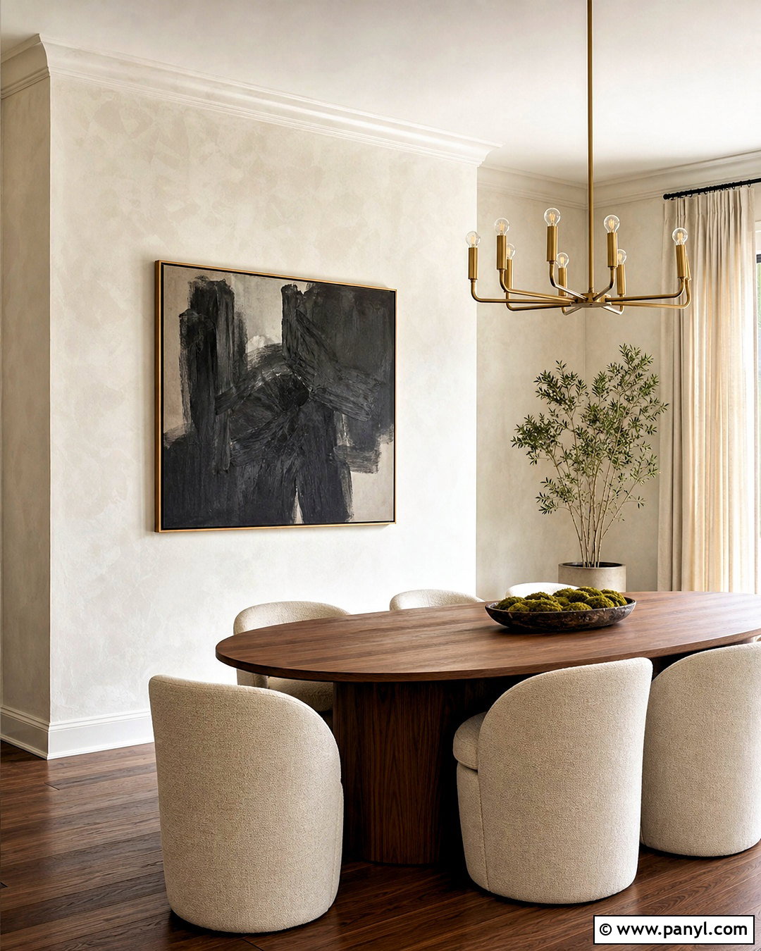 White Venetian Plaster Dining Room - 20 white wall paint texture ideas