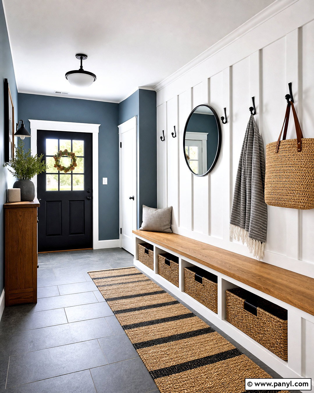 White Wainscoting Accent Wall - 20 white accent wall ideas