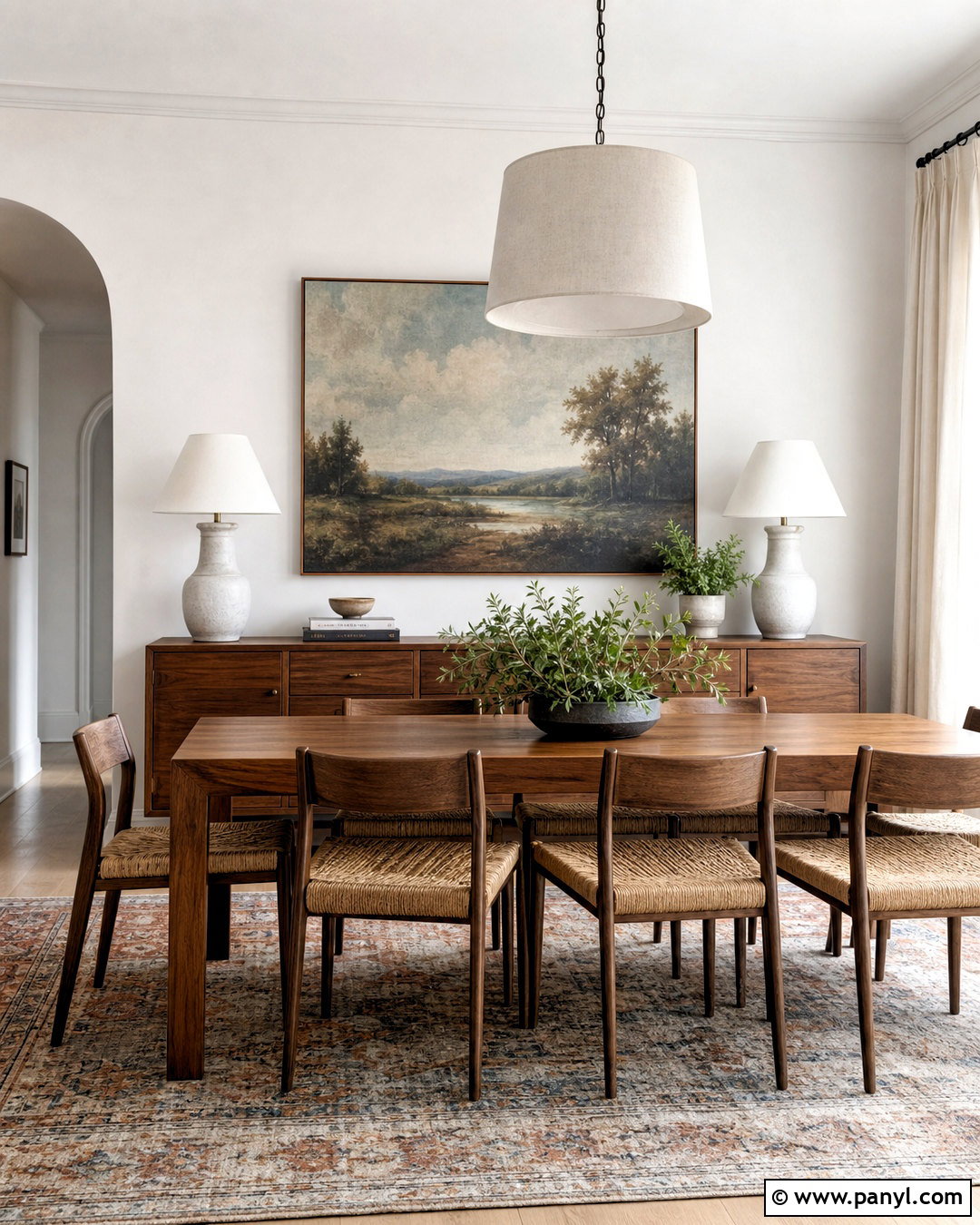 White Wall Dining Room - 20 white wall background ideas
