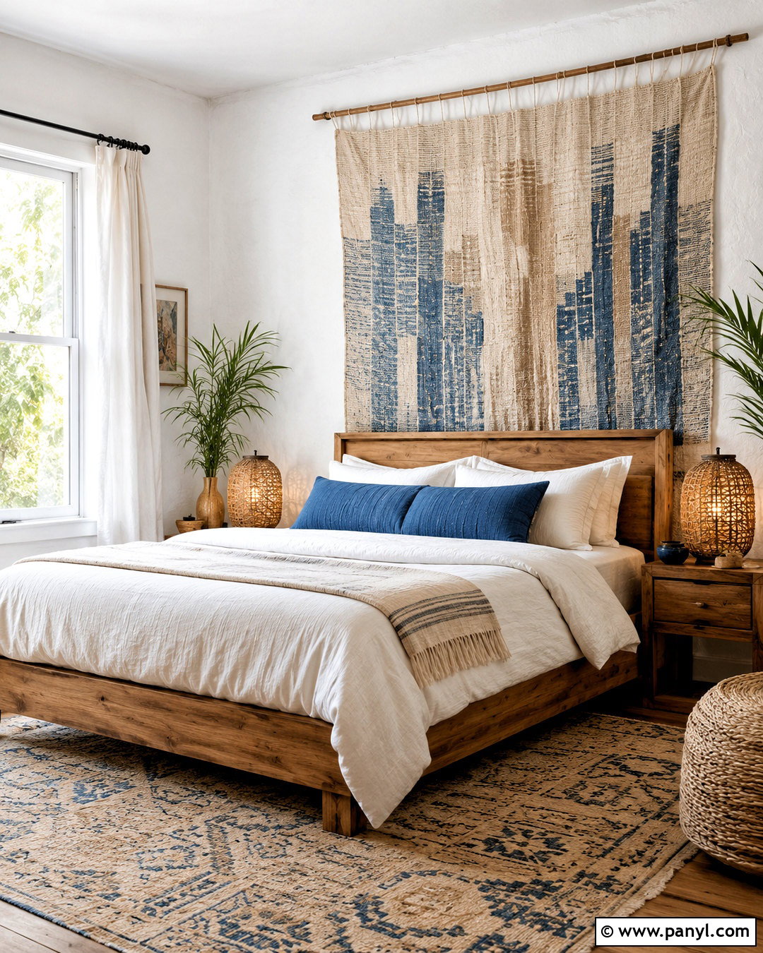 White Wall Fabric Hanging - 20 White Wall Paint Damage Ideas