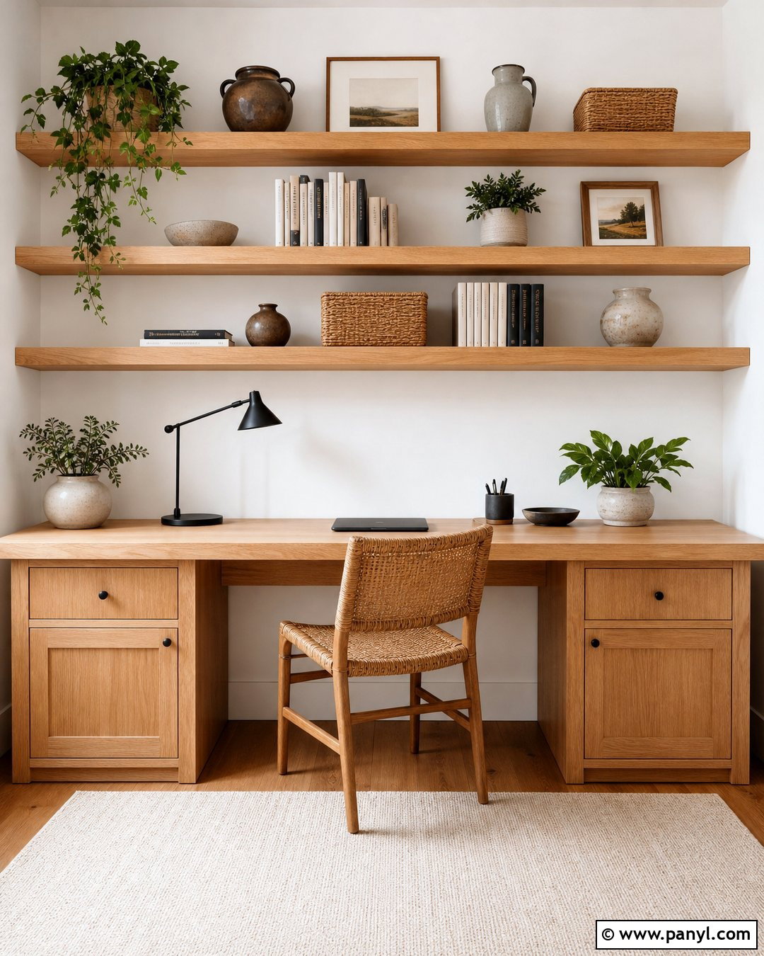 White Wall Floating Shelves - 35 plain white wall ideas