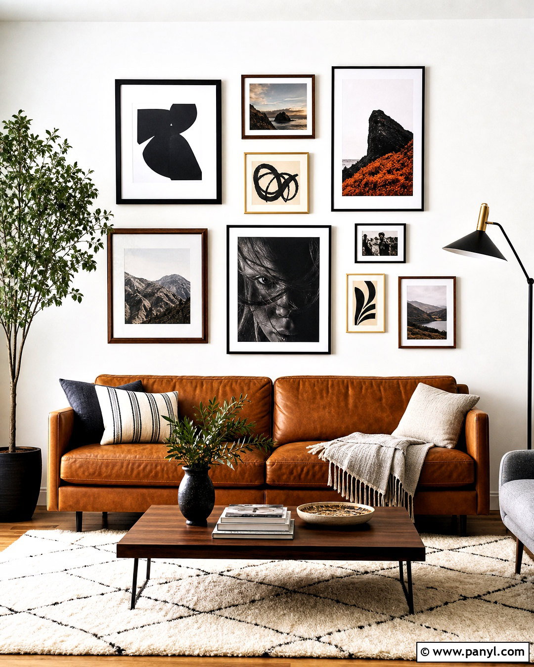 White Wall Gallery Wall - 20 white wall background ideas