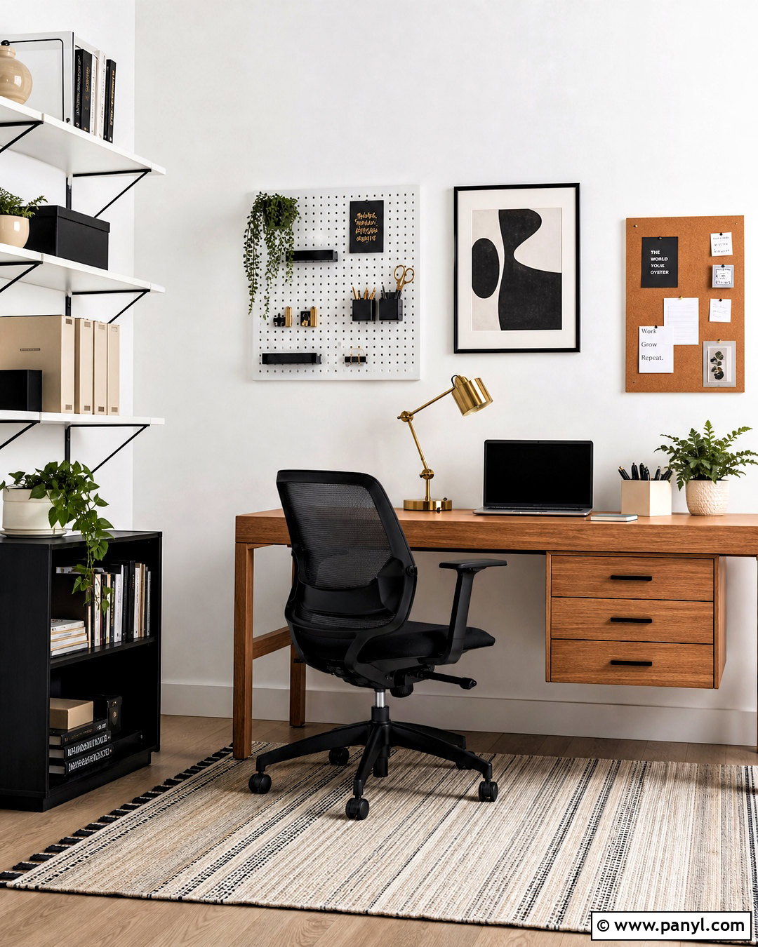 White Wall Home Office - 20 white wall background ideas