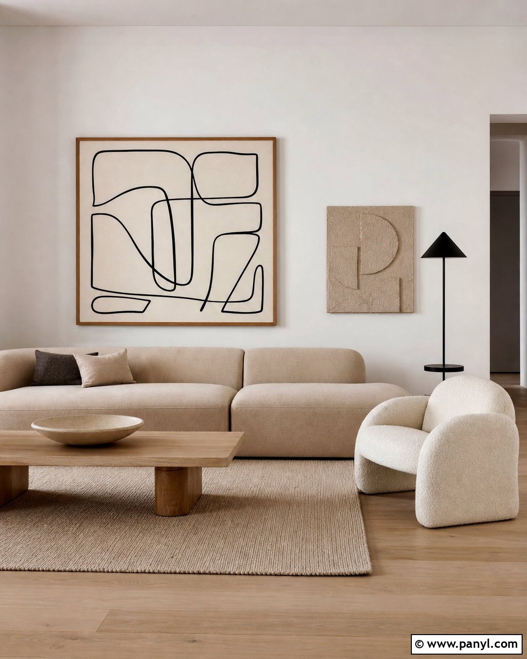 White Wall Minimalist Art - 35 plain white wall ideas