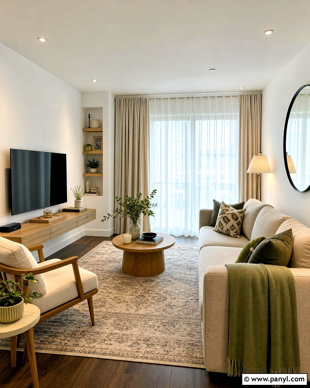 White Wall Small Living Room - 20 white wall design ideas