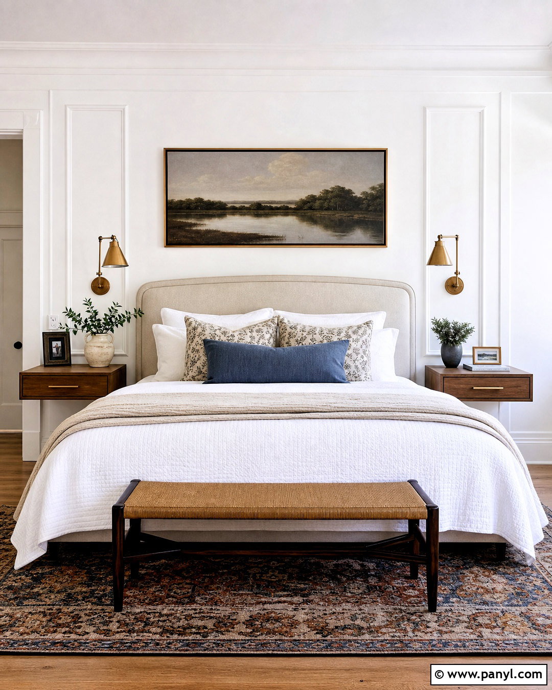 White Wall With Wall Sconces - 20 white wall decor ideas