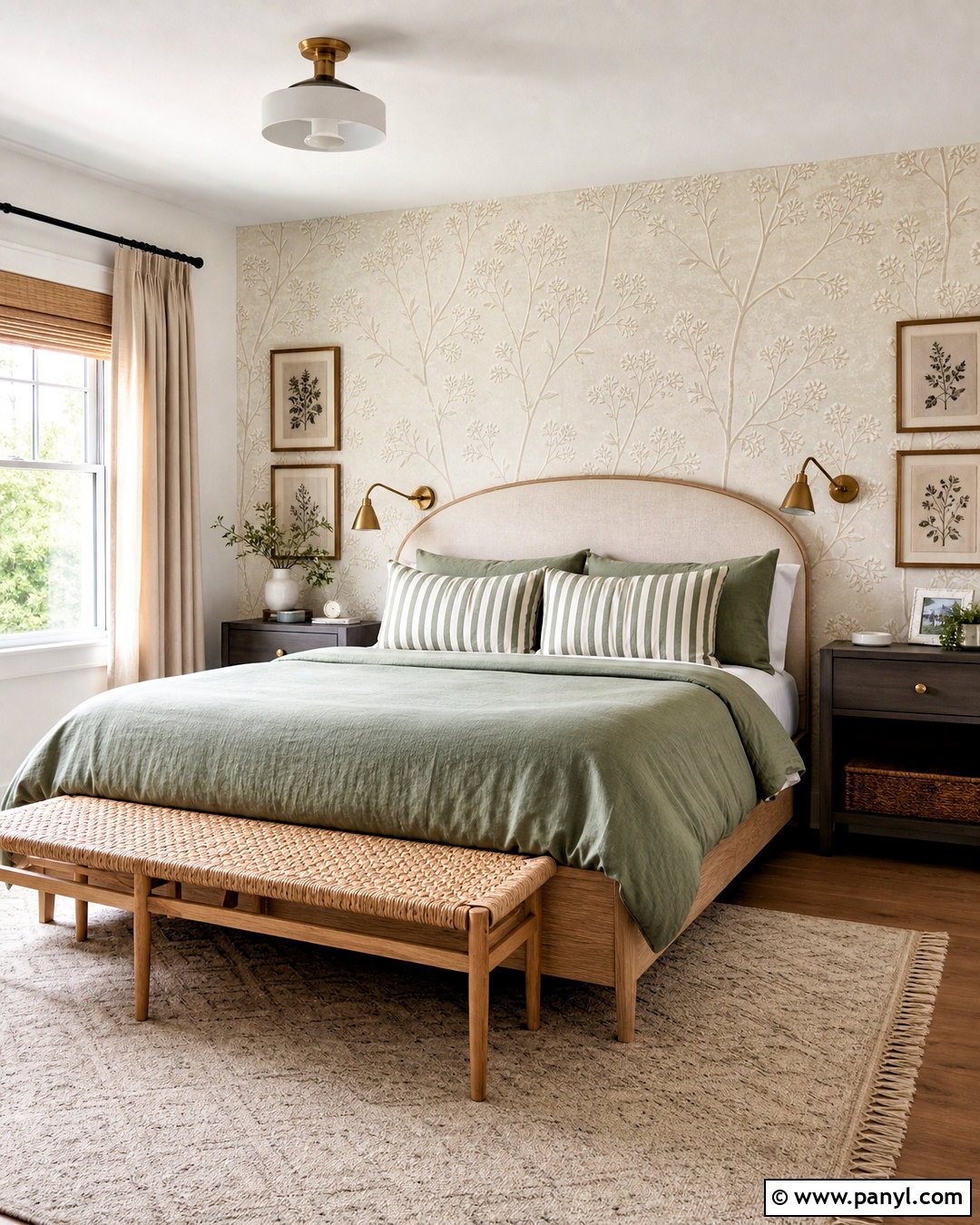 White Wallpaper Feature Wall - 20 white feature wall ideas