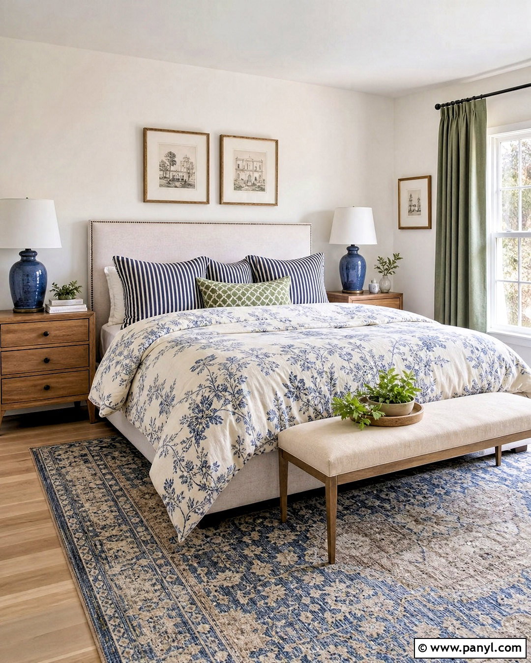 White Walls Bedroom With Mixed Patterns - 20 white walls bedroom ideas