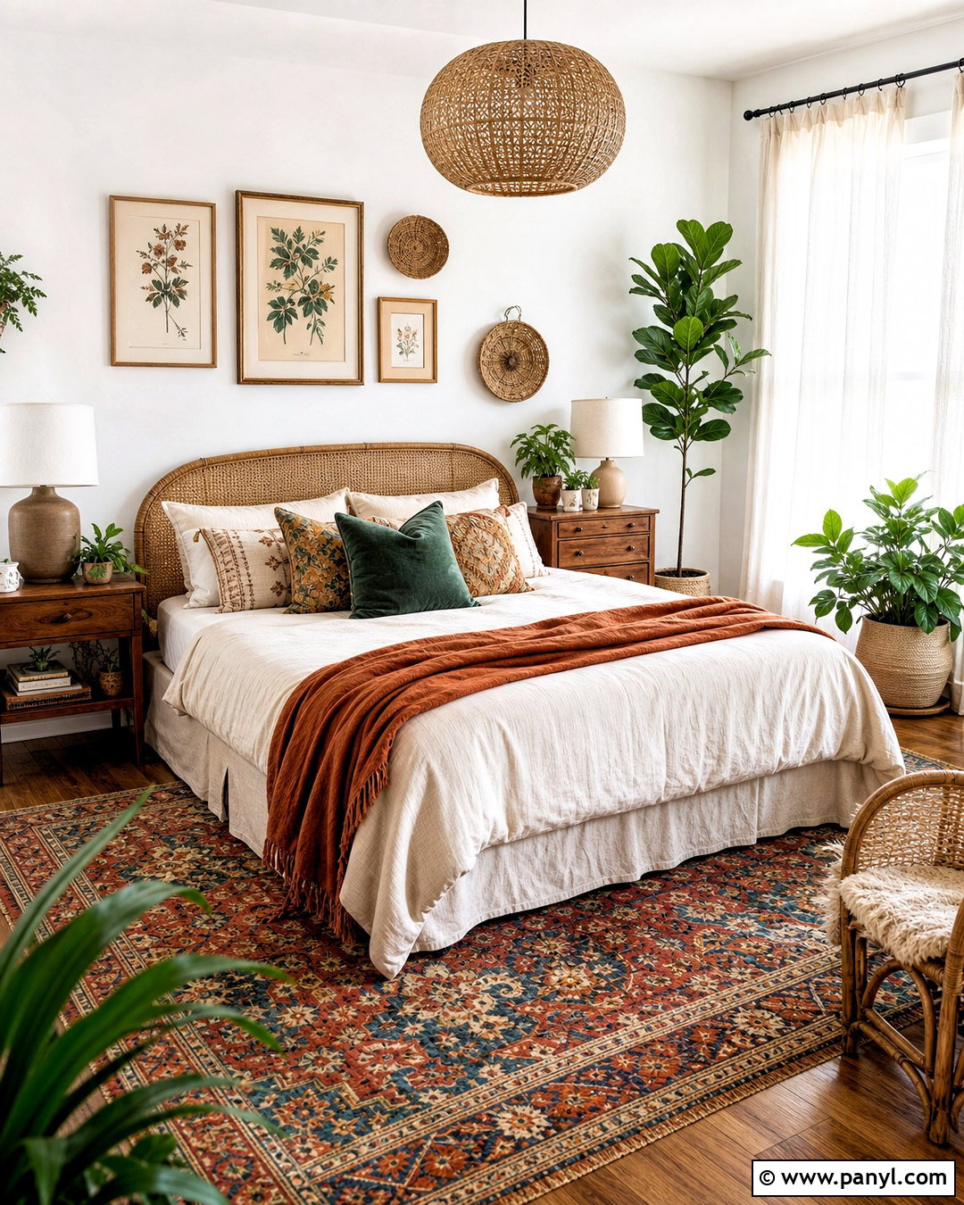 White Walls Boho Bedroom - 20 white walls bedroom ideas