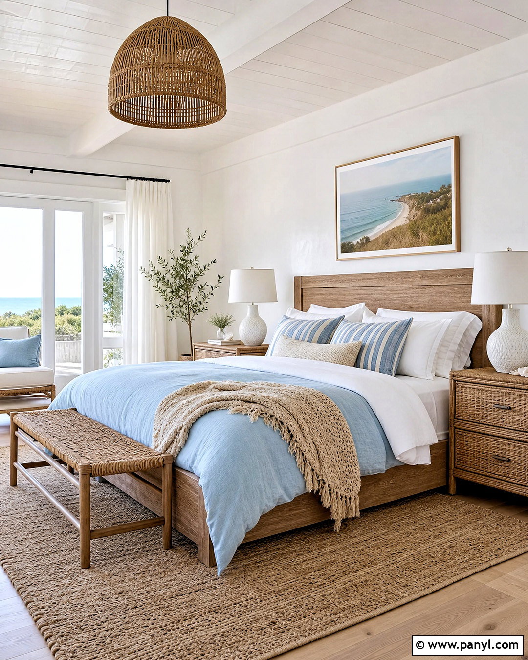White Walls Coastal Bedroom - 20 white walls bedroom ideas