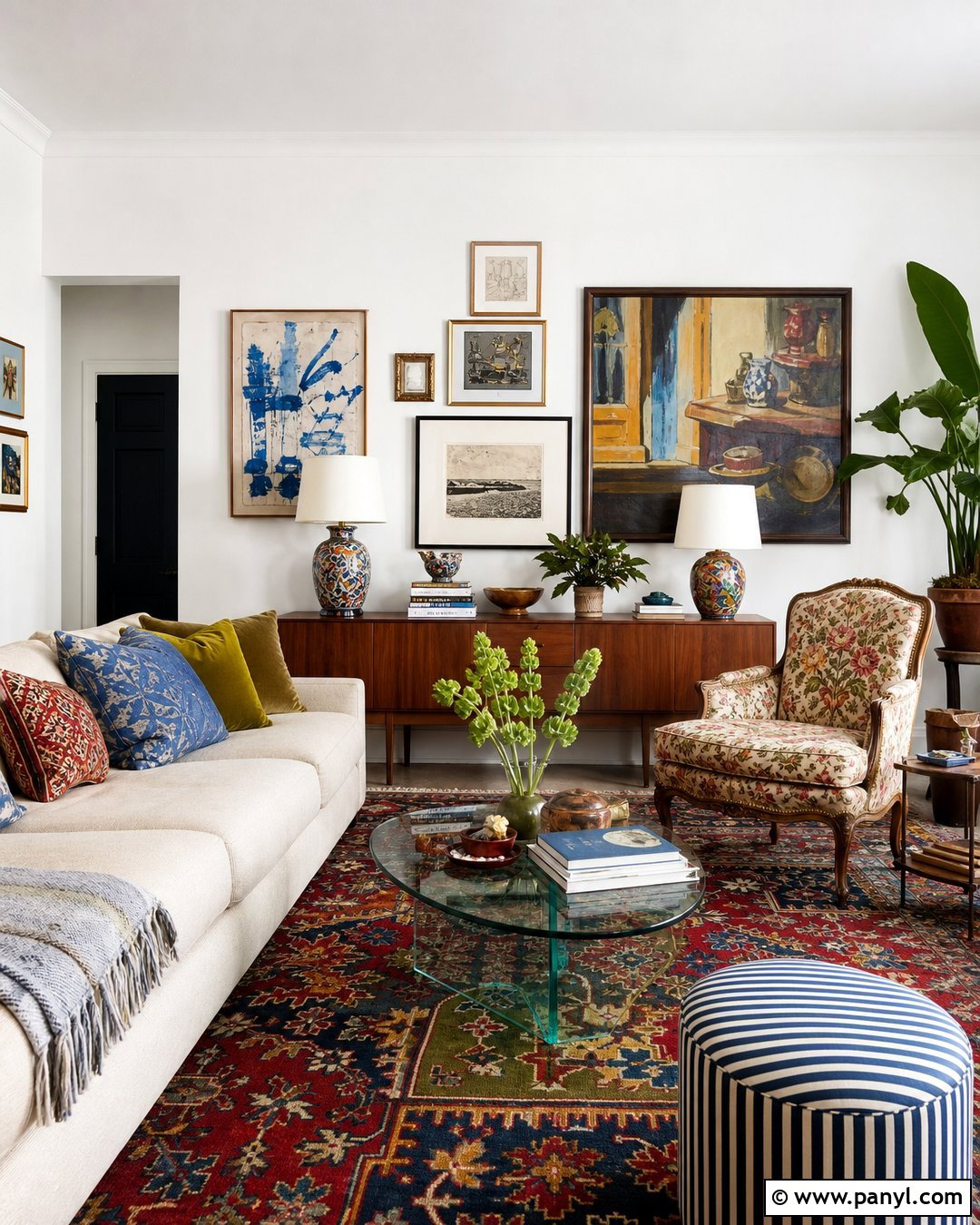 White Walls Eclectic Interior - 30 White Walls Interior Ideas