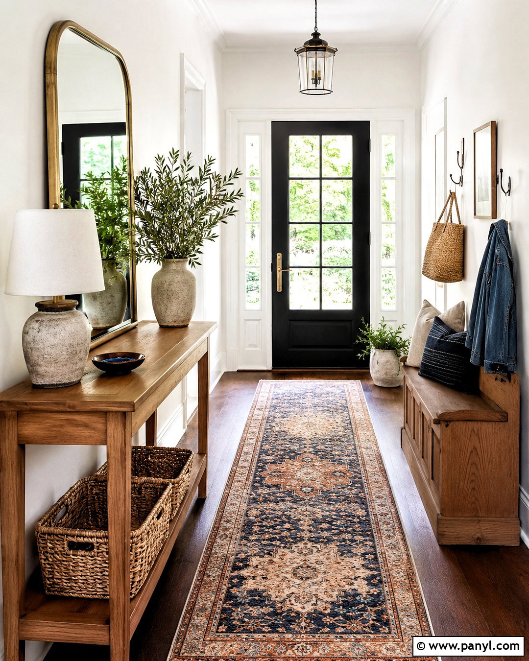 White Walls Entryway - 20 White Walls Home Ideas