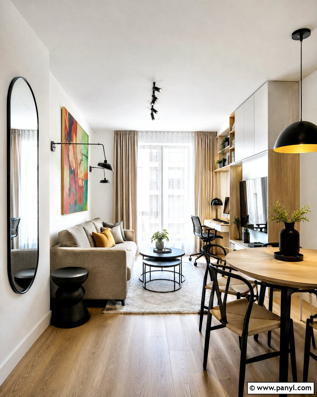 White Walls Small Apartment - 20 White Walls Home Ideas
