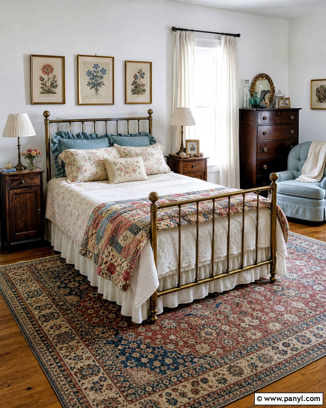 White Walls Vintage Bedroom - 20 white walls bedroom ideas