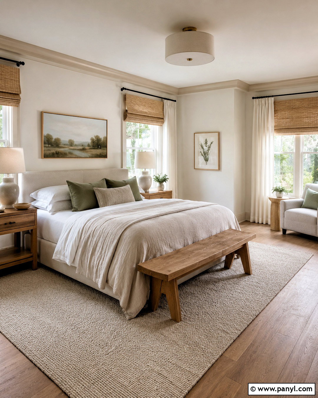 White Walls With Beige Trim Bedroom - 35 white walls beige trim ideas