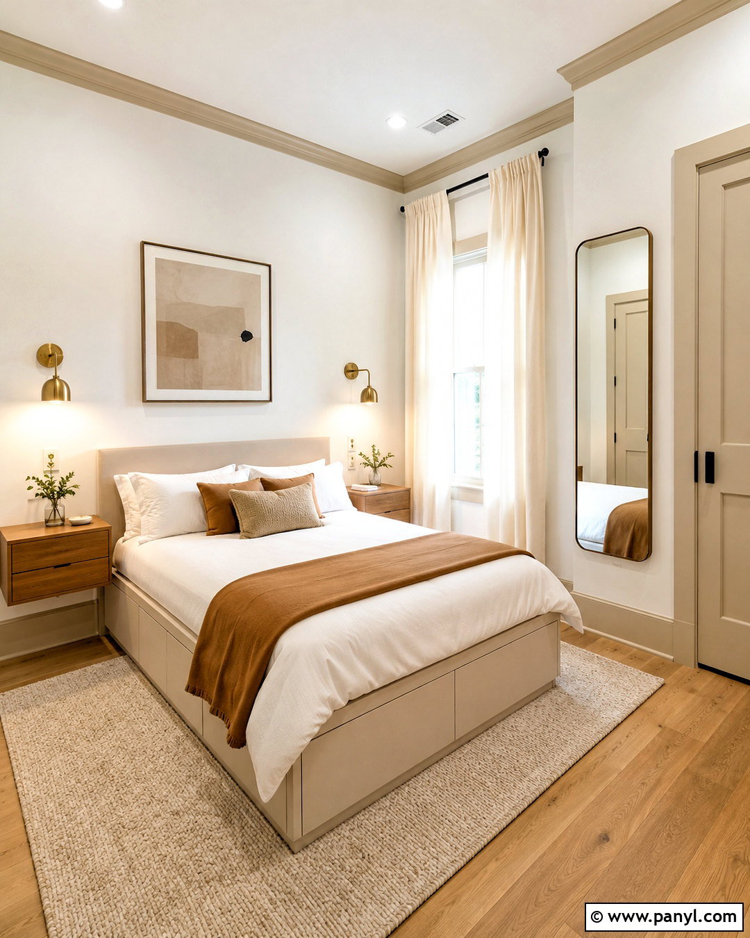 White Walls With Beige Trim Small Bedroom - 35 white walls beige trim ideas