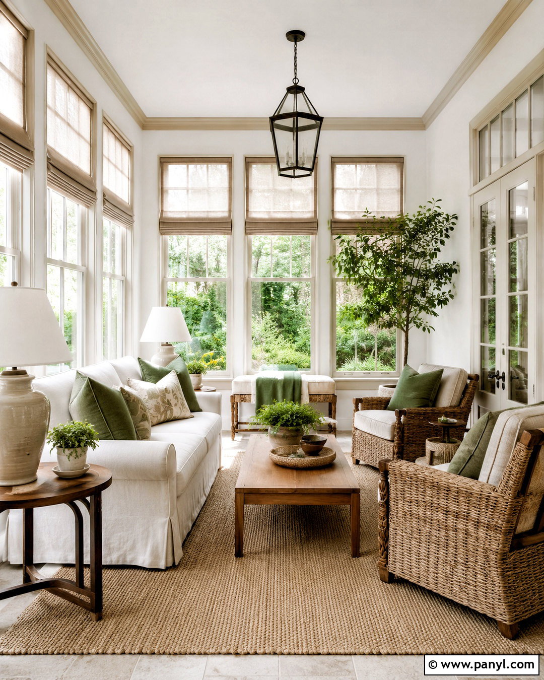 White Walls With Beige Trim Sunroom - 35 white walls beige trim ideas