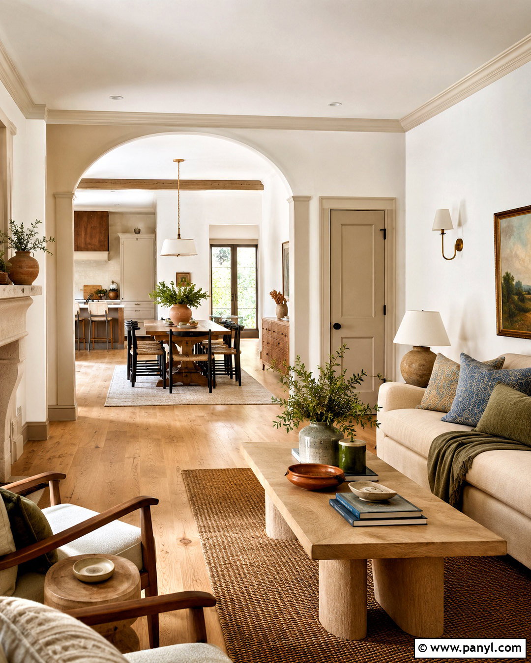 White Walls With Beige Trim Whole House - 35 white walls beige trim ideas